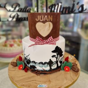Tarta Cumpleaños Cazador – Naturaleza, aventura y pasión por la caza