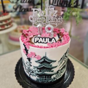 Tarta de Cumpleaños Inspirada en China