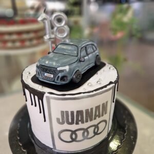 Tarta de Cumpleaños Coche Audi