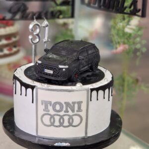 Tarta de Cumpleaños Coche Audi
