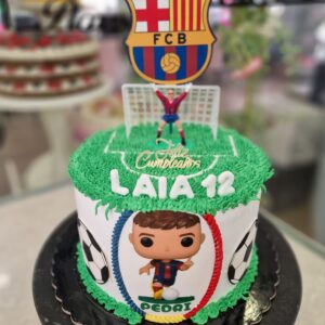 Tarta Cumpleaños Futbol Barcelona F.C.