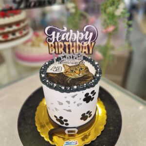 Tarta Cumpleaños Gato