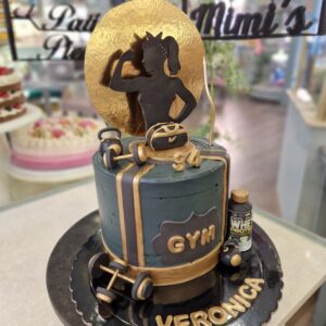 Tarta de Cumpleaños Gimnasio Fitness