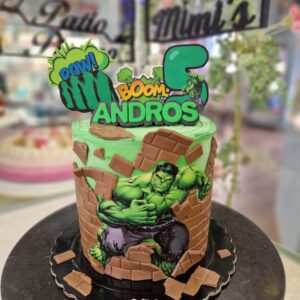 Tarta de Cumpleaños Vengadores Hulk