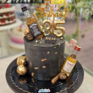 Tarta Cumpleaños Whisky Jack Daniel’s