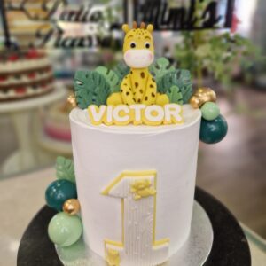 Tarta Cumpleaños Jirafa Bebé