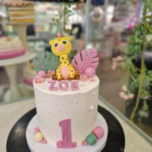 Tarta Cumpleaños Jirafa Bebé