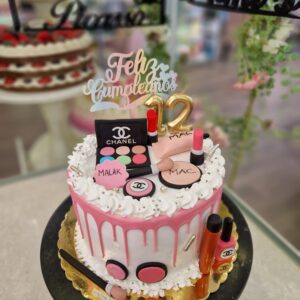 Tarta Cumpleaños Maquillaje Make Up