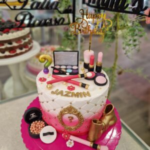 Tarta Cumpleaños Maquillaje Make Up