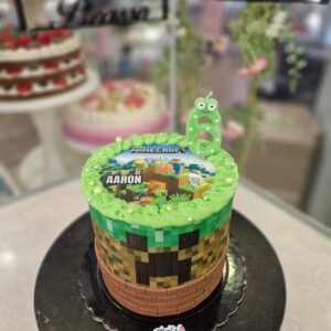 Tarta de Cumpleaños Minecraft