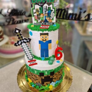 Tarta de Cumpleaños Minecraft