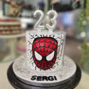 Tarta Cumpleaños Vengadores Spiderman
