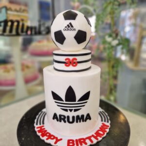 Tarta de Cumpleaños Adidas Fútbol