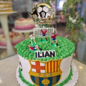 Tarta Cumpleaños Futbol Barcelona F.C.