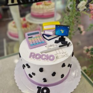 Tarta de Cumpleaños Contador