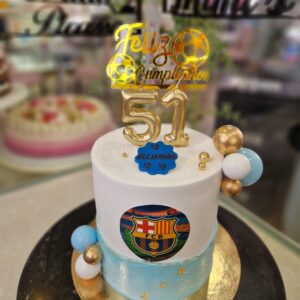 Tarta Cumpleaños Futbol Barcelona F.C.