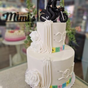Tarta de Boda Motocicleta y Químico