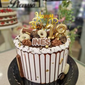 Tarta Cumpleaños Elegante