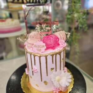 Tarta Cumpleaños Elegante