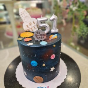 Tarta Cumpleaños Astronauta, Espacio, Planetas