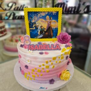 Tarta Cumpleaños Princesa Rapunzel