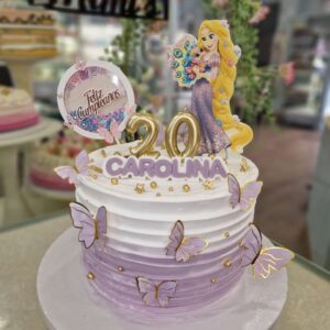 Tarta Cumpleaños Princesa Rapunzel