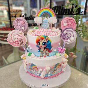 Tarta Cumpleaños Unicornio Elegante