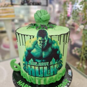 Tarta de Cumpleaños Vengadores Hulk