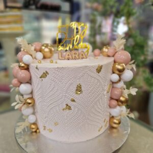 Tarta Cumpleaños Elegante
