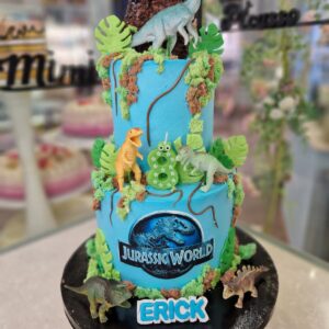 Tarta Cumpleaños Dinosaurios Jurassic World