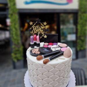 Tarta Cumpleaños Maquillaje Make Up