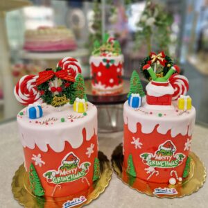 Tarta Navidad Grinch