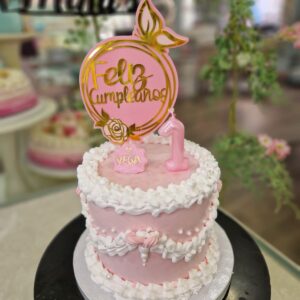 Tarta Cumpleaños Elegante