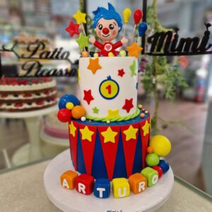 Tarta Cumpleaños Payaso Plim Plim