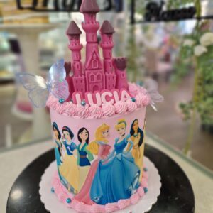 Tarta Cumpleaños Elegante Princesa