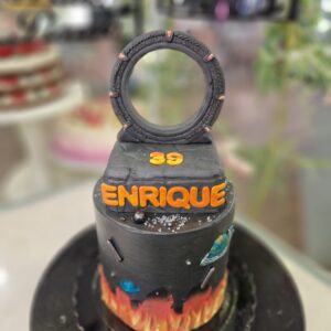 Tarta Cumpleaños Puerta Interestelar