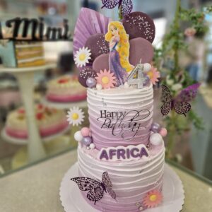 Tarta Cumpleaños Princesa Rapunzel