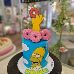 Tarta Cumpleaños Los Simpson Homero