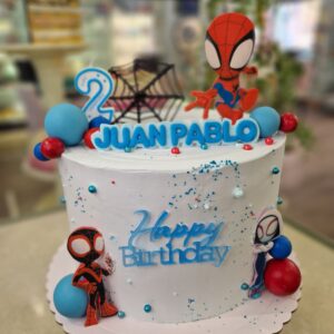 Tarta Cumpleaños Vengadores Spiderman