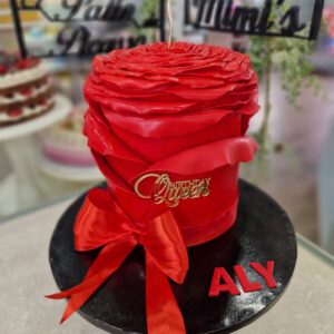 Tarta Cumpleaños Rosas Elegante