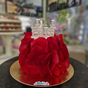 Tarta Cumpleaños Rosas Elegante