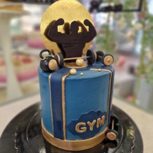 Tarta de Cumpleaños Gimnasio Fitness