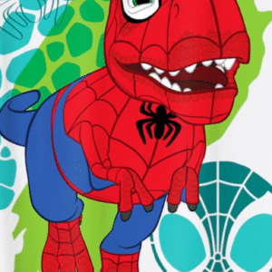 Oblea Comestible Tema Dinosaurios Superheroes – Decoración para Tartas Infantiles