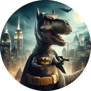 Oblea Comestible Dinosaurios superheroes – Decoración Cumpleaños
