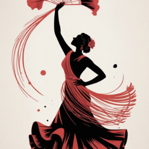 Oblea Comestible Baile Flamenco – Decoración para Tartas de Fiesta