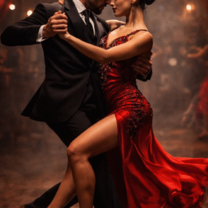 Oblea para Tarta Tango – Decoración Comestible Baile de Pareja
