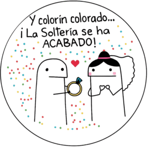 Oblea Comestible Flork Despedida de Soltero para Tarta – Decoración Divertida para Fiesta