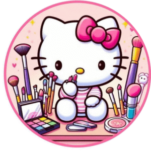 Oblea Maquillaje para Tarta – Papel de Azúcar Diseño Belleza