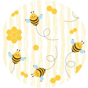 Oblea Abejas para Tarta – Papel de Azúcar Diseño Infantil