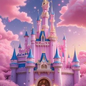 Oblea Comestible Castillo para Tarta – Decoración Infantil Papel de Azúcar